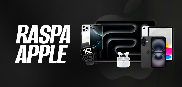 RASPA APPLE - PRÊMIOS DE ATÉ 100MIL REAIS